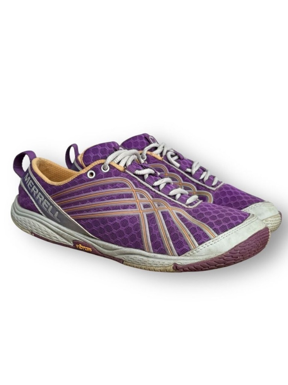 Merrell Women's Athletic Shoes Purple Size 7 Vibram Soles Trail Running